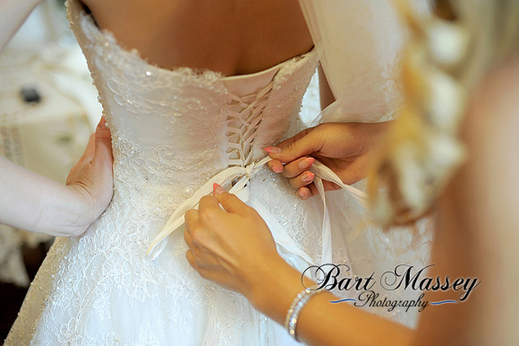Back of Wedding Dress